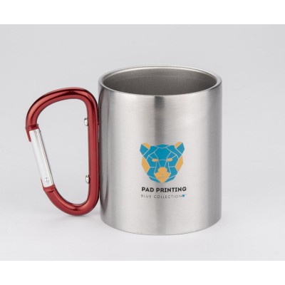Kubek z karabińczykiem CAMPIC 200 ml