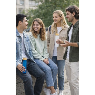 Butelka z recyklingowanego szkła NILLO 500 ml