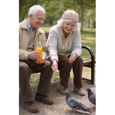 Butelka z recyklingowanego szkła VOSA 500 ml