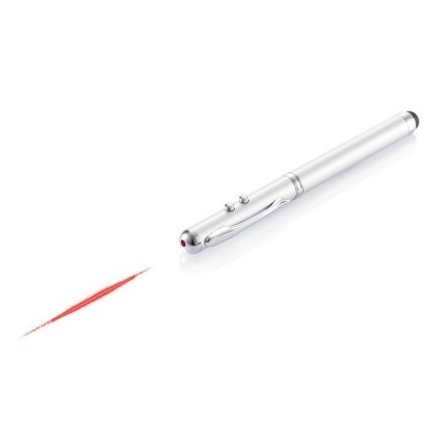 Długopis 4 w 1, touch pen, wskaźnik laserowy, latarka