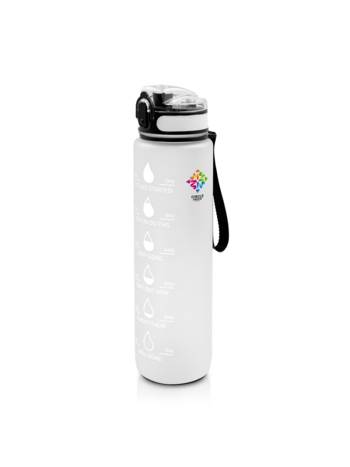 Butelka sportowa 1000 ml z miarką motywacyjną | Bennie