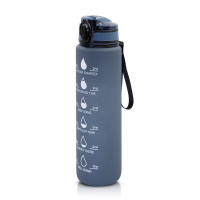 Butelka sportowa 1000 ml z miarką motywacyjną | Bennie