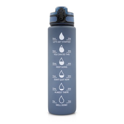 Butelka sportowa 1000 ml z miarką motywacyjną | Bennie