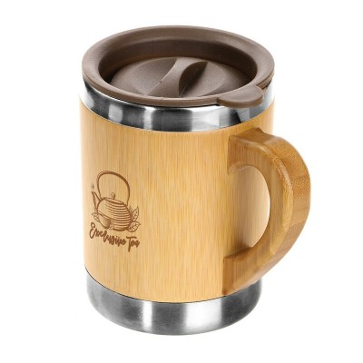 Bambusowy kubek podróżny 250 ml