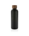 Butelka termiczna 500 ml Wood, stal nierdzewna z recyklingu