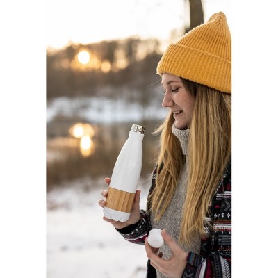 Butelka termiczna 500 ml z bambusowym elementem | Blake