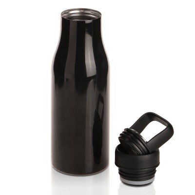 Butelka termiczna 475 ml Air Gifts z uchwytem i metalowym ringiem na spodzie, pojemnik w zakrętce