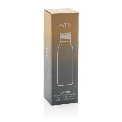 Butelka sportowa 600 ml Avira Alcor, stal nierdzewna z recyklingu